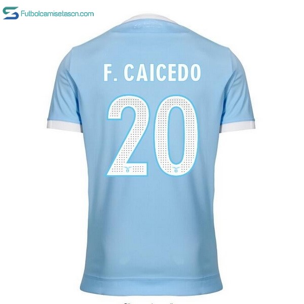 Camiseta Lazio 1ª F.Caicedo 2017/18